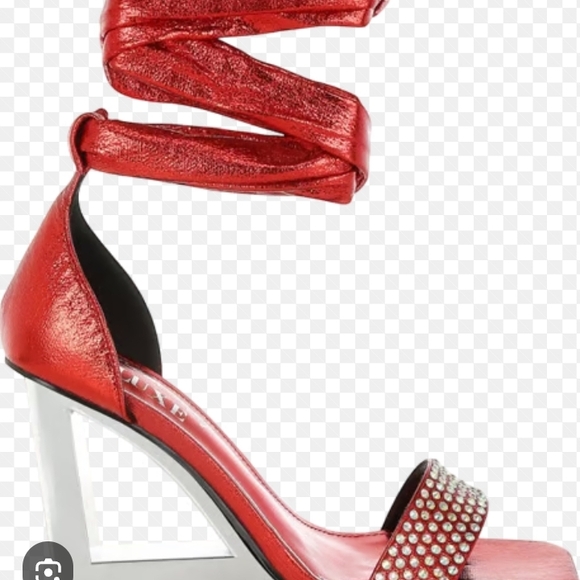 London Rag Hashira Rinstone Heels - Picture 1 of 5